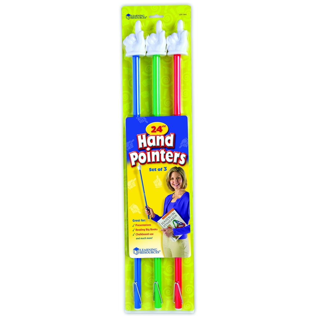 24" Hand Pointers Pack of 3