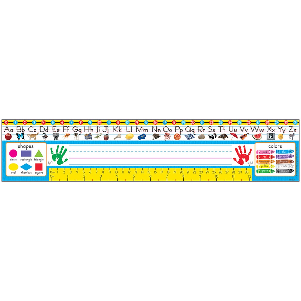 PreK-1 Zaner-Bloser Desk Toppers® Reference Name Plates 36 ct