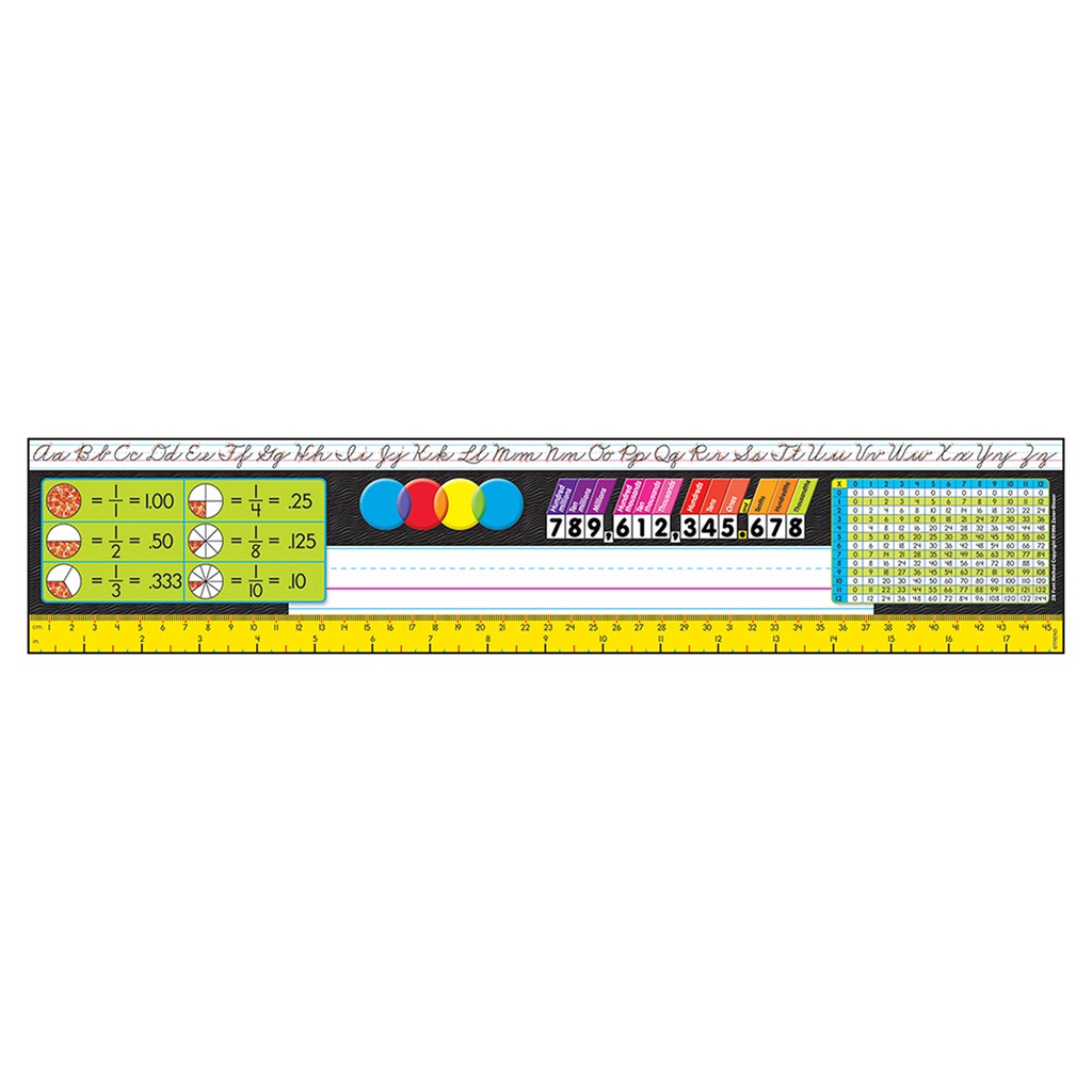 Gr. 3-5 Zaner-Bloser Desk Toppers® Reference Name Plates 36 ct