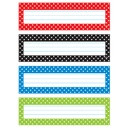 Polka Dots Desk Toppers® Name Plates Variety  Pack 32 ct