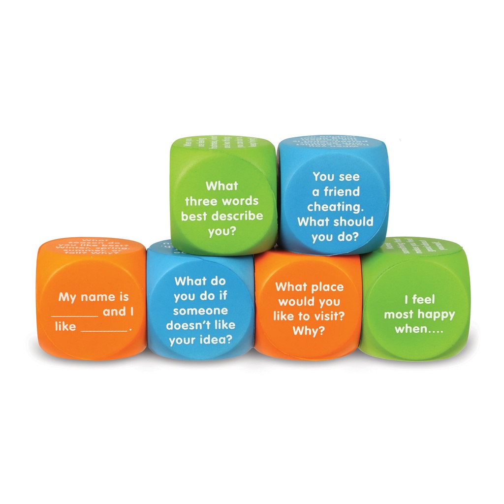 Let's Talk! Cubes Set of 6