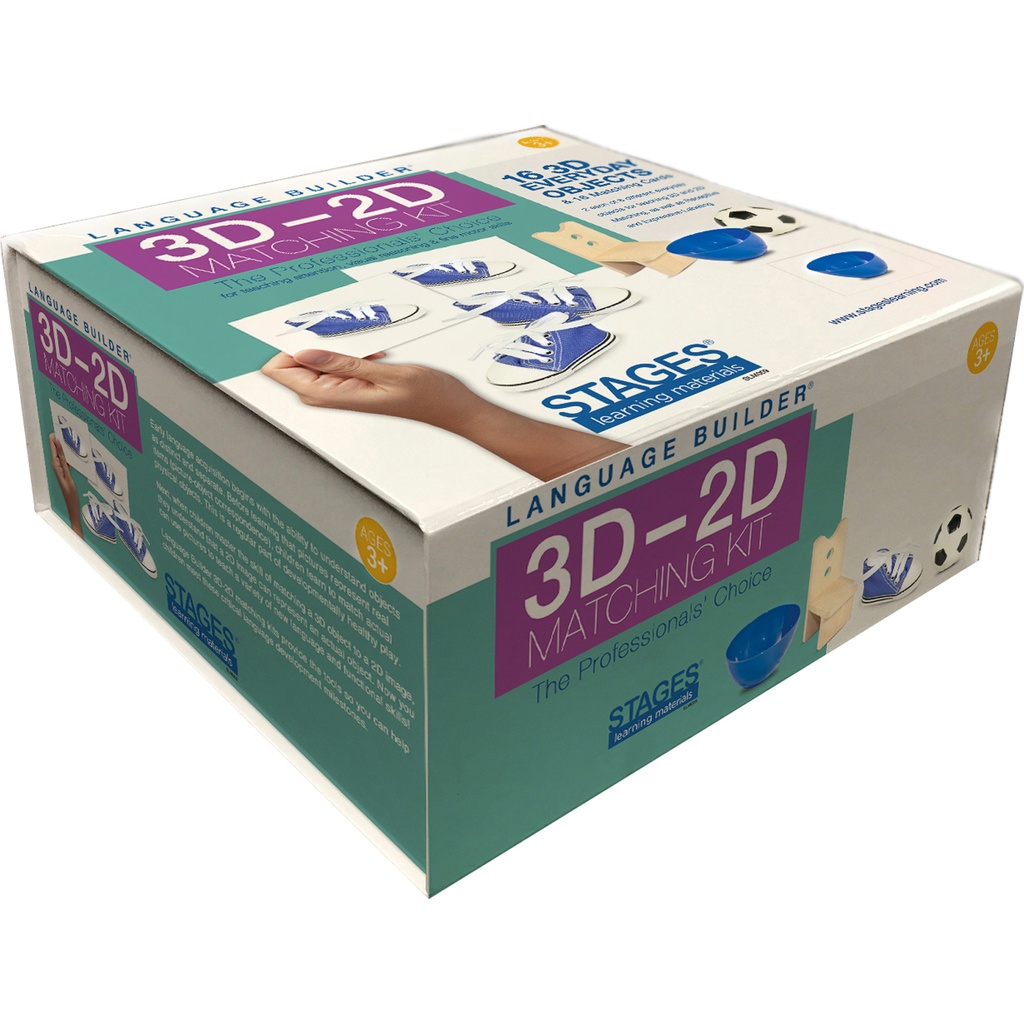 Language Builder® 3D-2D Matching Everyday Objects Kit