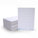 Show-me Pack of 100 x A4 Lined/Plain Dry Erase boards 