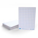 Show-me Pack of 35 x A4 Gridded/Plain Dry Erase boards 