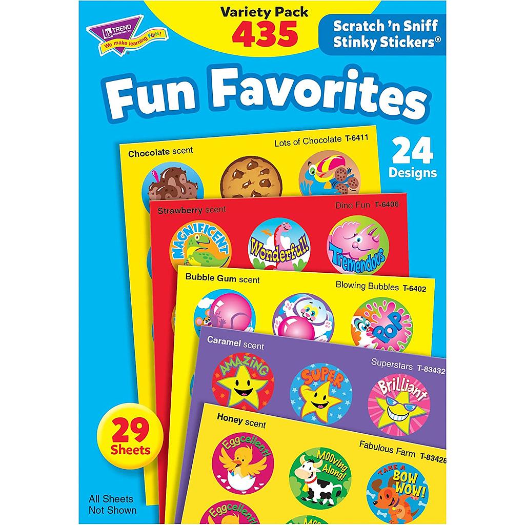 Fun Favorites Stinky Stickers Variety Pack