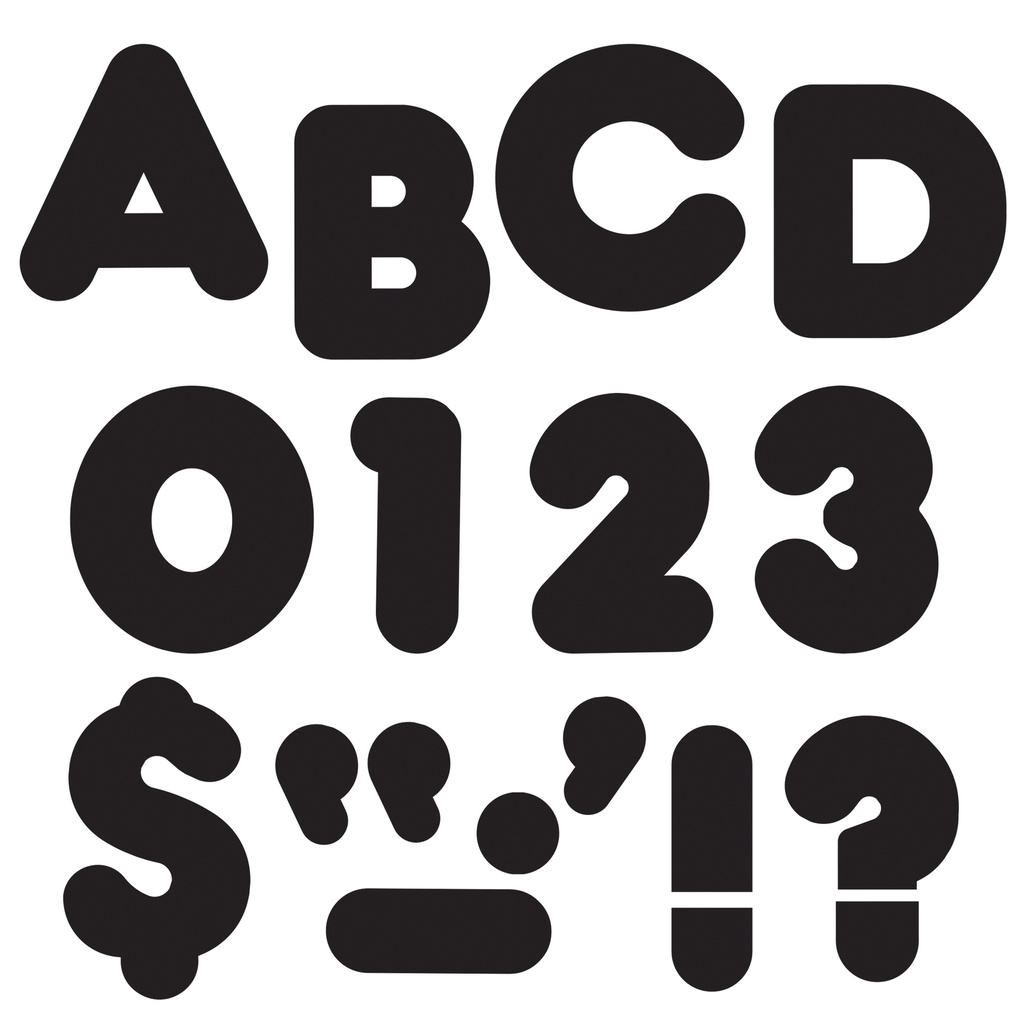 4" Casual Uppercase Ready Letters®