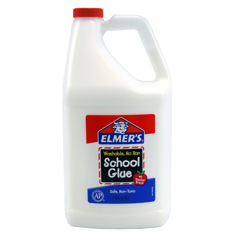 Gallon Elmer's No-Run Washable School Glue