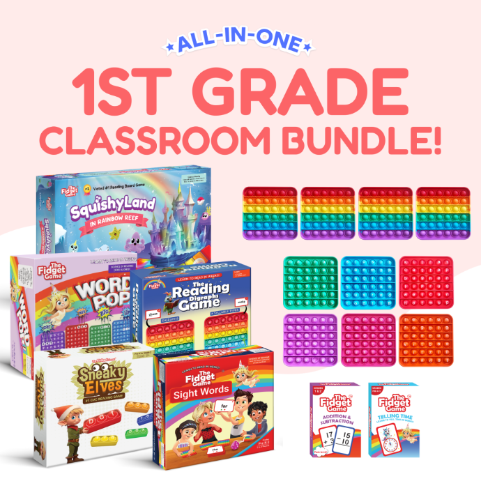 The Fidget Game Grade 1 Ultimate Classroom Bundle