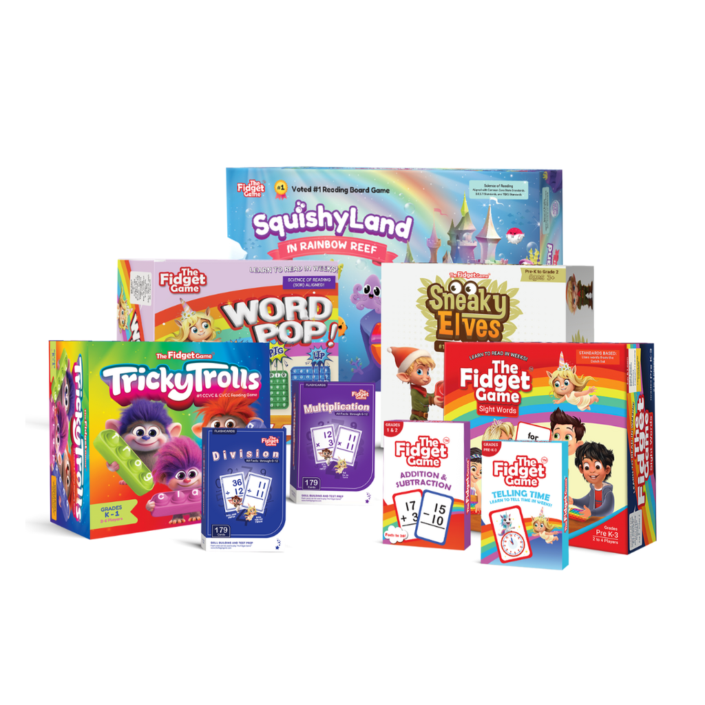 The Fidget Game Grade 1 Learning Bundle