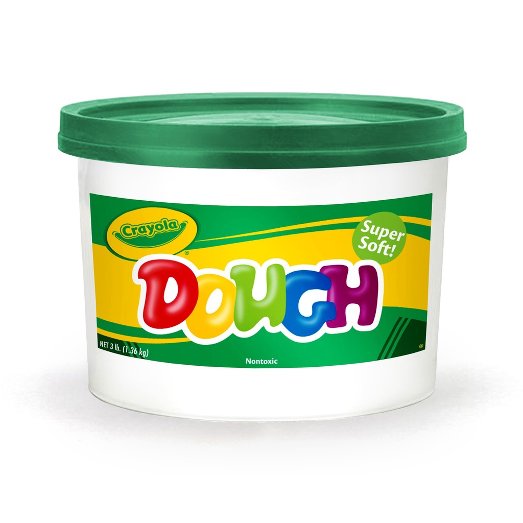 Green Crayola Dough 3lb Bucket