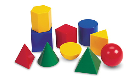 Large Geometric Plastic Shapes