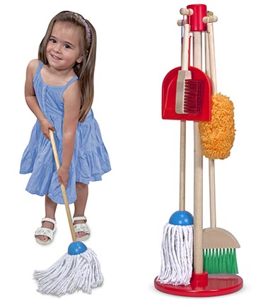 Lets Play House! Dust Sweep and Mop