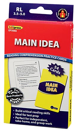 Main Idea Reading Comprehension Blue Level