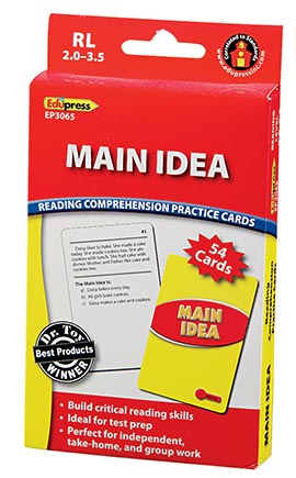 Main Idea Reading Comprehension Red Level