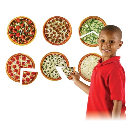 [5062 LER] Magnetic Pizza Fraction Set