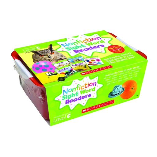 [584287 SC] Non Fiction Sight Word Readers Tub  Level C