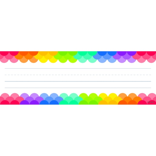 [4401 CTP] Rainbow Scallops Name Plates