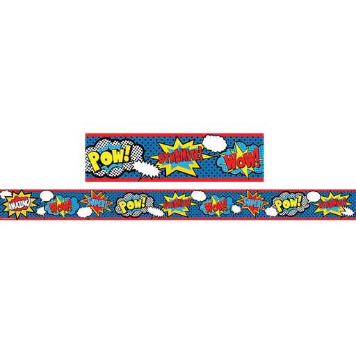 [5586 TCR] Superhero Straight Border Trim