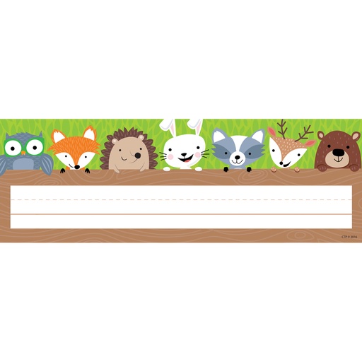 [4400 CTP] Woodland Friends Name Plates
