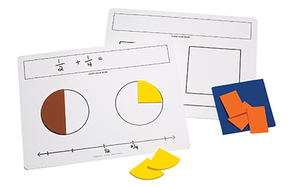 [211584 DD] Write On Wipe Off Fraction Mats