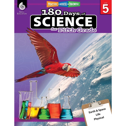 [51411 SHE] 180 Days of Science for 5th Grade