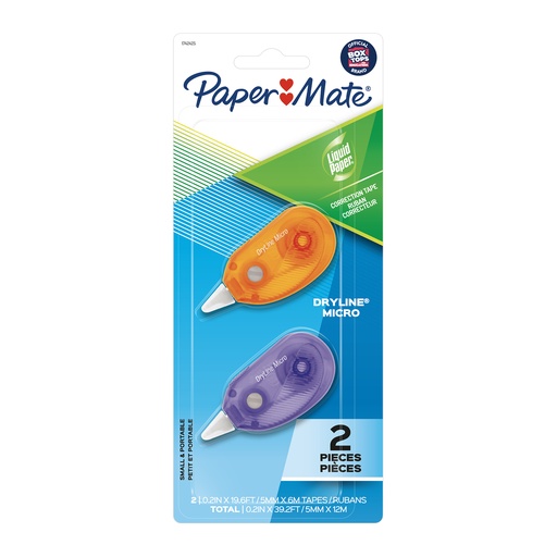 [1742425 SAN] 2ct Papermate Dryline Micro Correction Tape