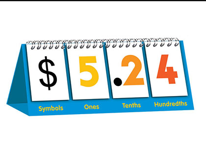 [267 JL] Place Value and Money Flip Chart