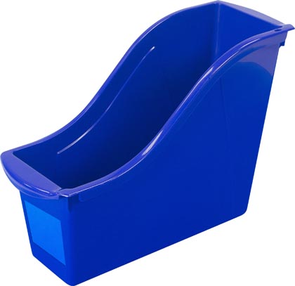 [71108U06C STX] Small Book Bin Blue