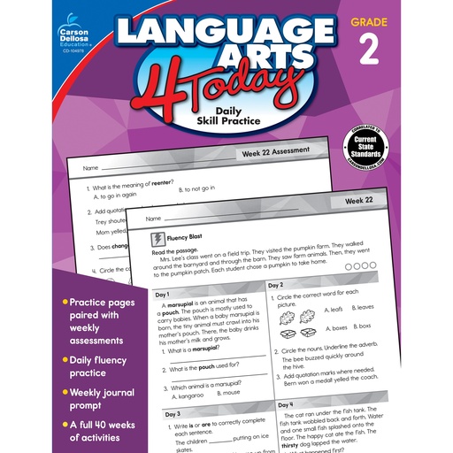 [104978 CD] Language Arts 4 Today Gr 2