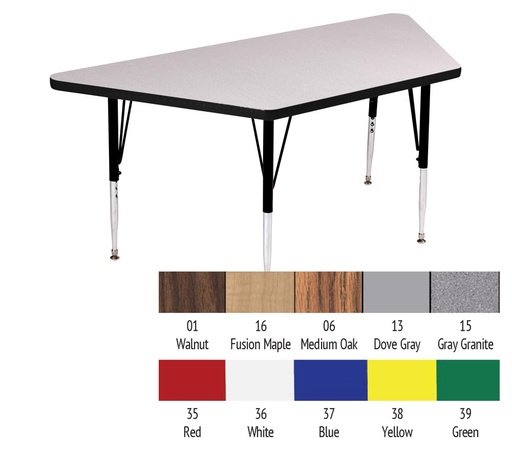 24x48 High Pressure Top  Trapezoid Activity Table