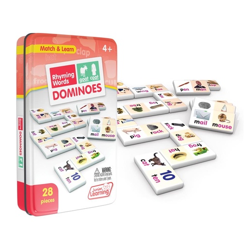 [490 JL] Rhyming Words Dominoes