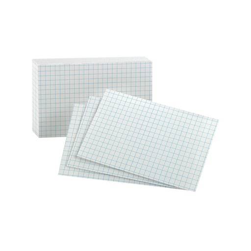 [02035EE ESS] 100ct Oxford Graph Index Cards