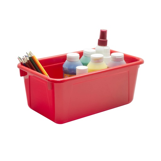 [62415U05C STX] Small Cubby Bin Red