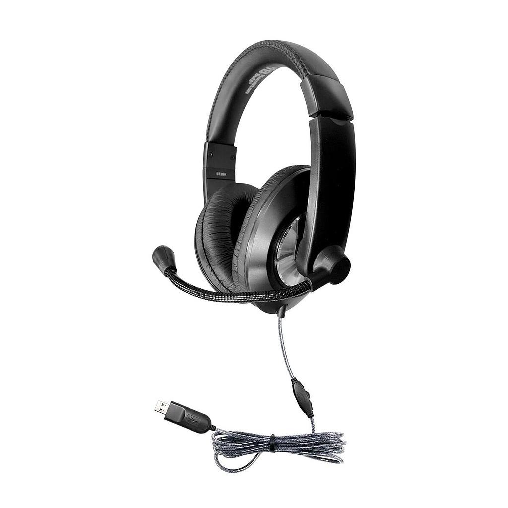 Smart-Trek Deluxe Stereo Headset with In-Line Volume Control and
