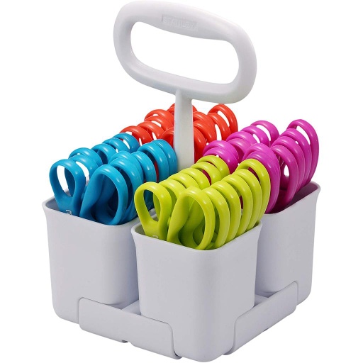 [SCICADPT24 BOS] Scissor Caddy with 24ct Sharp 5" Guppy Scissors