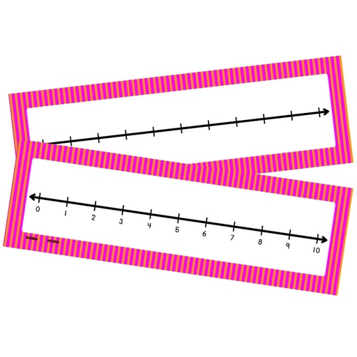 [211016 DD] 0-10 Student Number Lines Set of 10