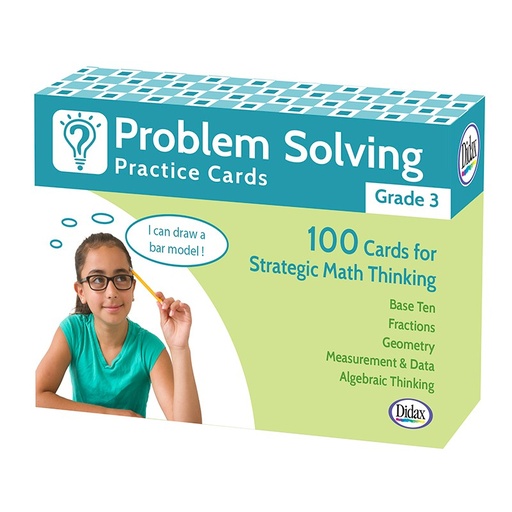 [211279 DD] Problem Solving Practice Cards Grade 3