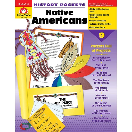 [3703 EMC] History Pockets: Native Americans, Grades 1-3