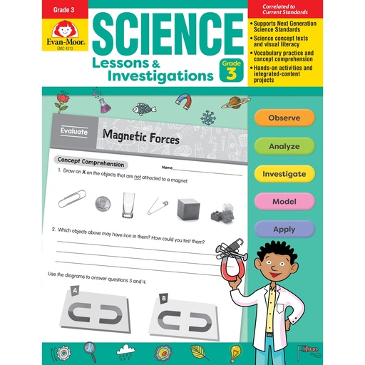 [4313 EMC] Science Lessons and Investigations Book Grade 3