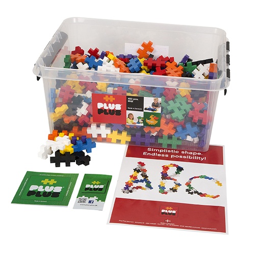 [03230 PLU] Plus-Plus BIG 400pc Basic Set in Tub