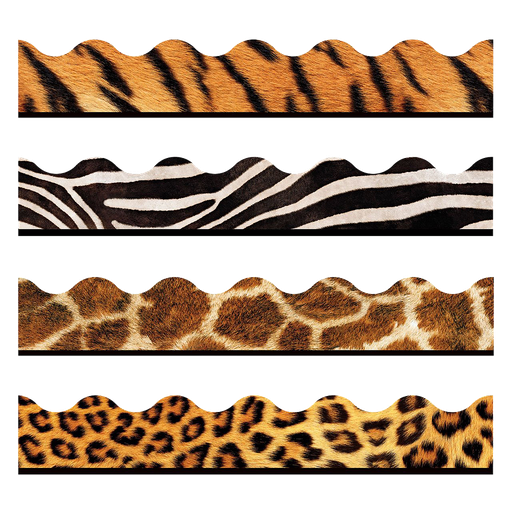 [92917 T] Animal Prints Terrific Trimmers & Bolder Borders Variety Pack