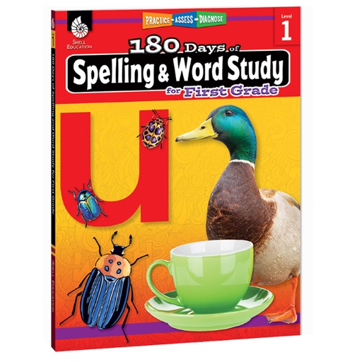 [28629 SHE] 180 Days of Spelling & Word Study Grade 1