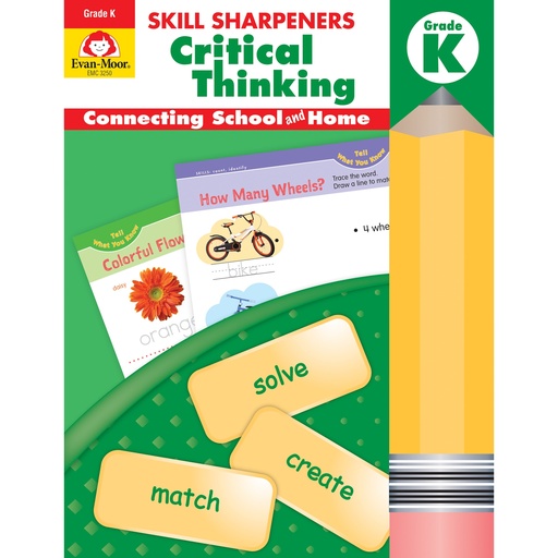 [3250 EMC] Skill Sharpeners Critical Thinking, Grade K