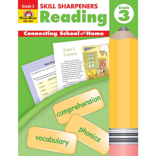 [4531 EMC] Skill Sharpeners Reading Grade 3 Activity Book