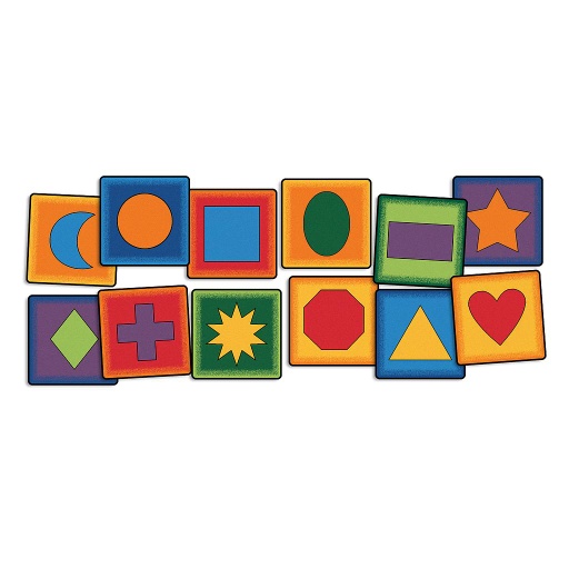 [3897 CFK] Simple Shapes Seating Kit Set of 12, 16" Squares