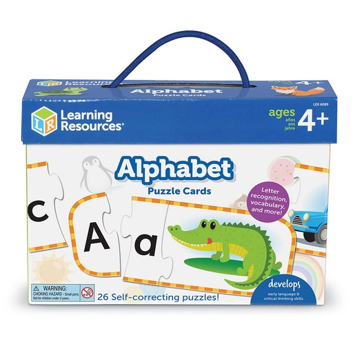 [6089 LER] Alphabet Puzzle Cards