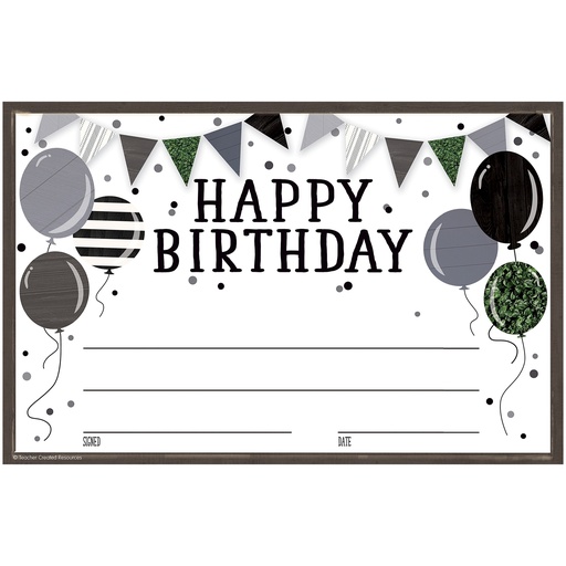 [8528 TCR] Modern Farmhouse Happy Birthday Awards