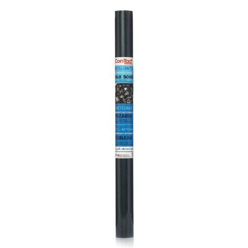 [06FC905206 KR] Chalkboard, Black Con-Tact Brand Adhesive Roll 18" x 6'