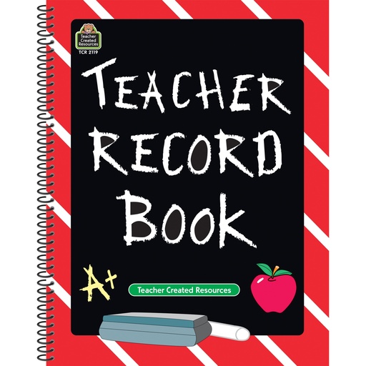 [2119 TCR] Chalkboard Teacher Record Book