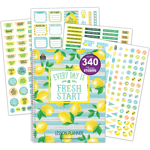 [8271 TCR] Lemon Zest Lesson Planner